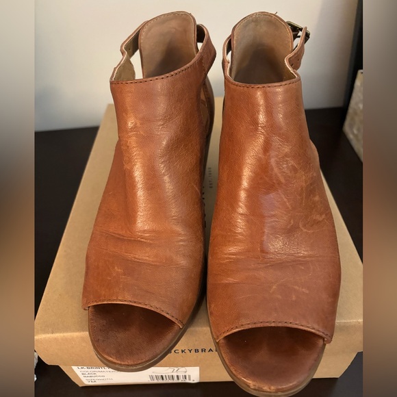 Lucky Brand Open Toe Bootie - Picture 1 of 4